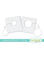TAYLORED EXPRESSIONS Designer Masking Stencil, Circles