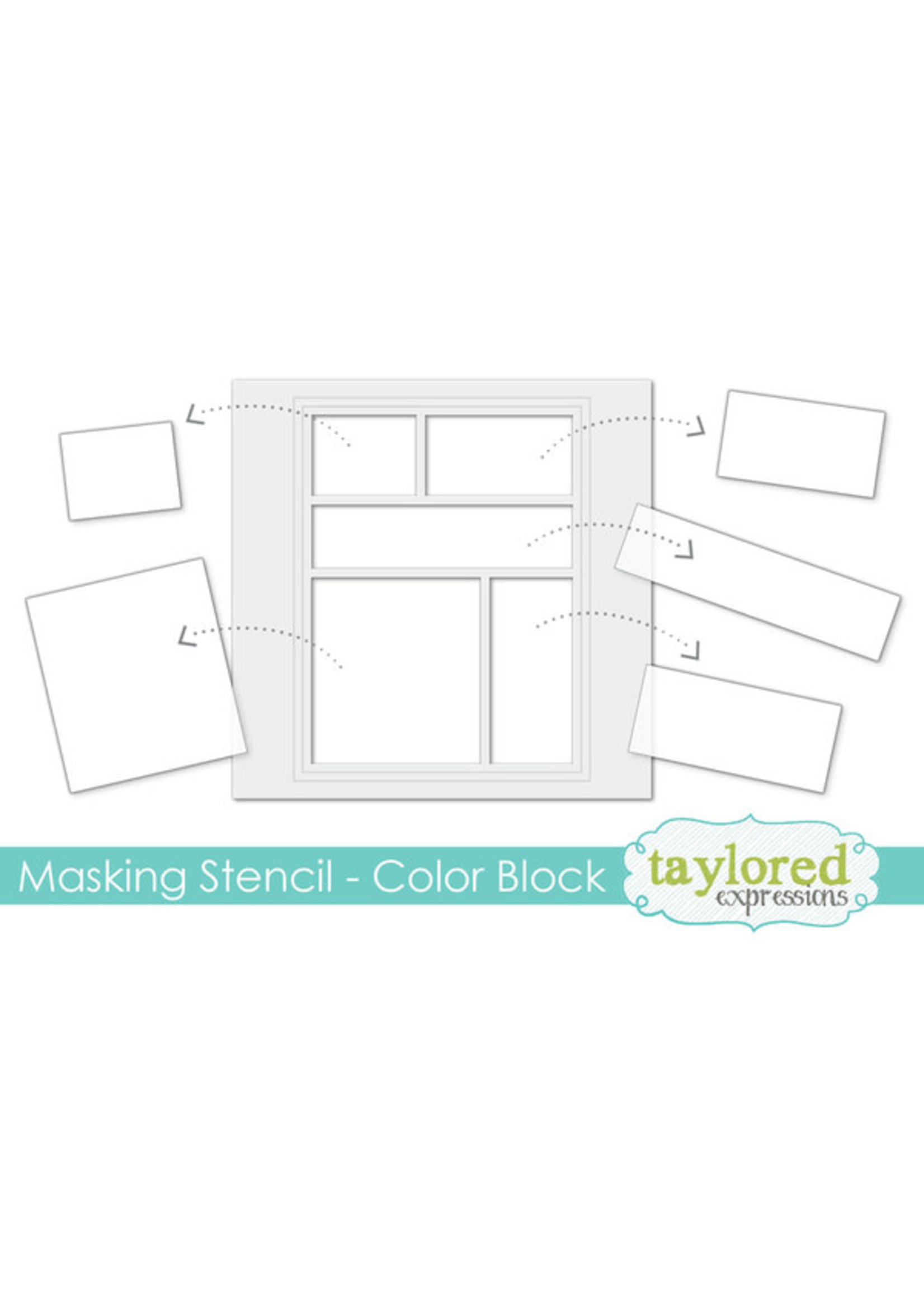 TAYLORED EXPRESSIONS COLOR BLOCK STENCIL