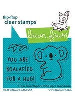 LAWN FAWN I LOVE YOU(calyptus)  FLIP FLOP stamp