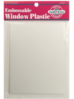 JUDIKINS 20/PKG    -WINDOW PLASTIC EMBOSSABLE