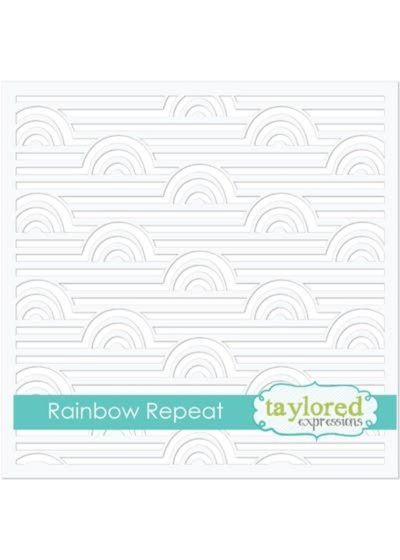 TAYLORED EXPRESSIONS RAINBOW REPEAT STENCIL