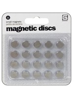 BASIC GREY 3/8"X1/32"-MAGNETIC DISCS SMALL