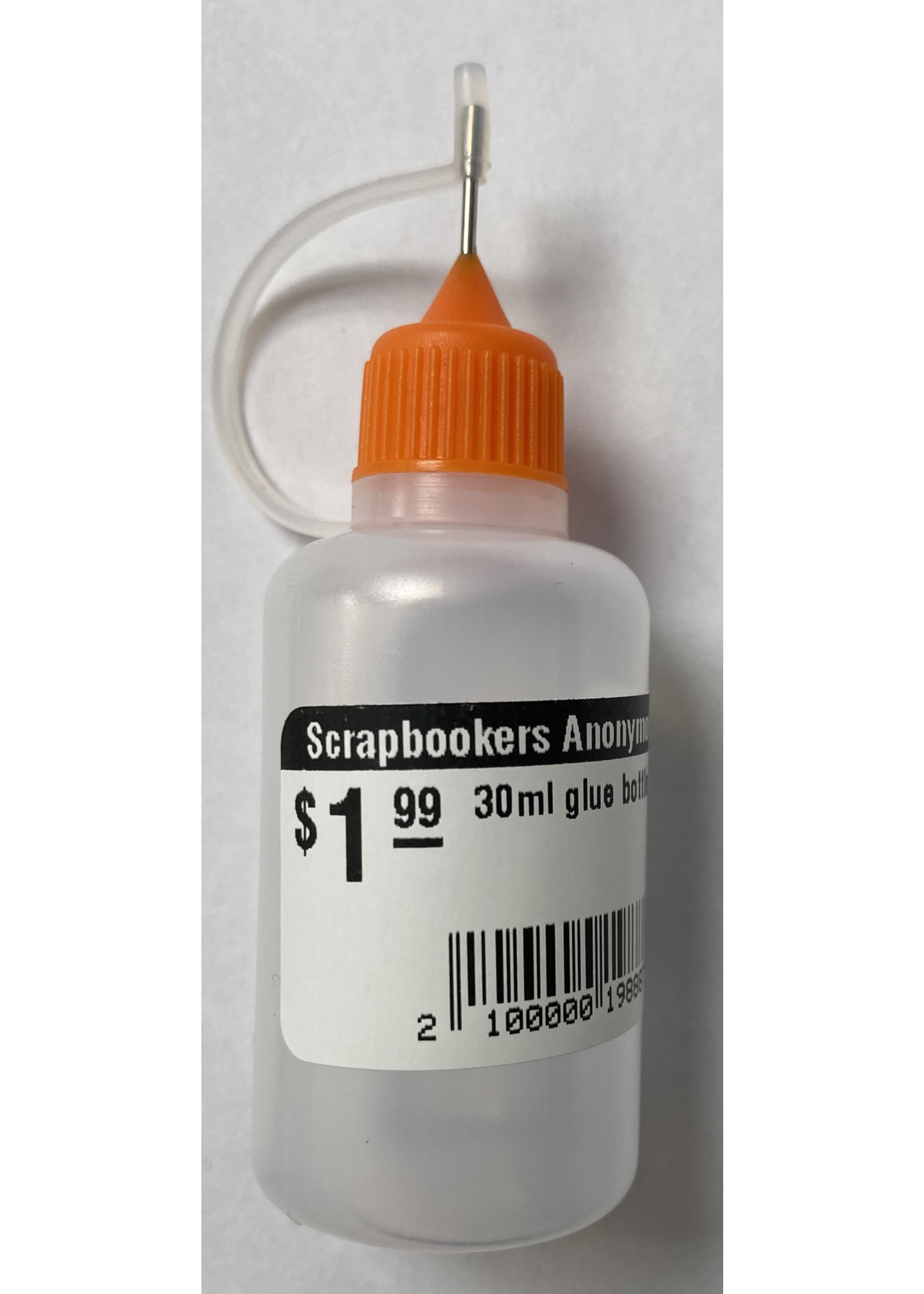 Scrapbookers Anonymous & More Glue bottle empty