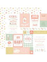 ECHO PARK PAPER COMPANY It's a Girl Multi Journaling Cards