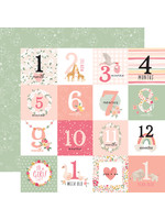 ECHO PARK PAPER COMPANY Welcome Baby Girl MILESTONE JOURNALING CARDS