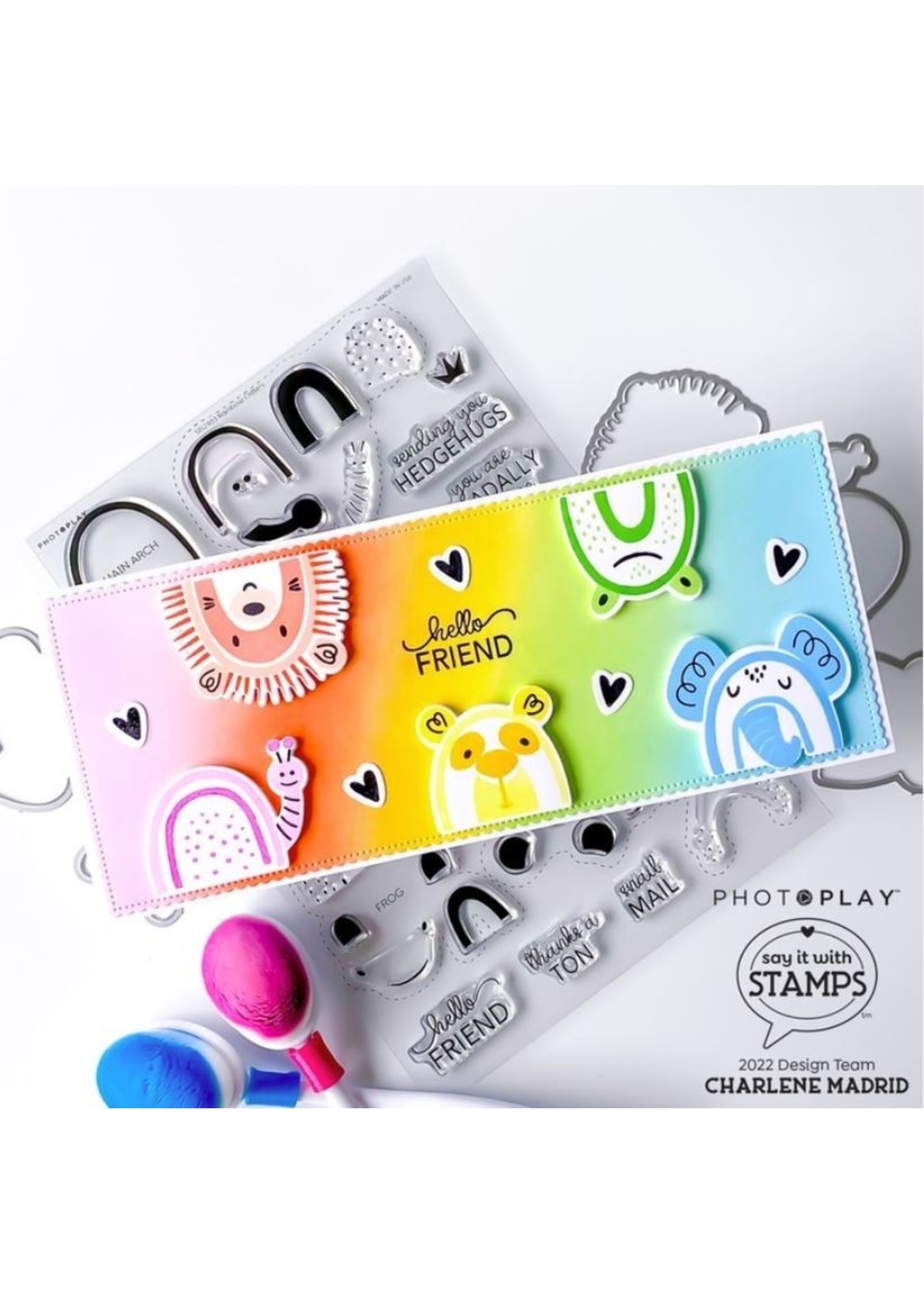 PHOTOPLAY Rainbow Critters Stamps