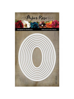 PAPER ROSE -3PL Stitched Oval Dies