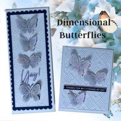 Butterflies with Acetate Pop-Ups