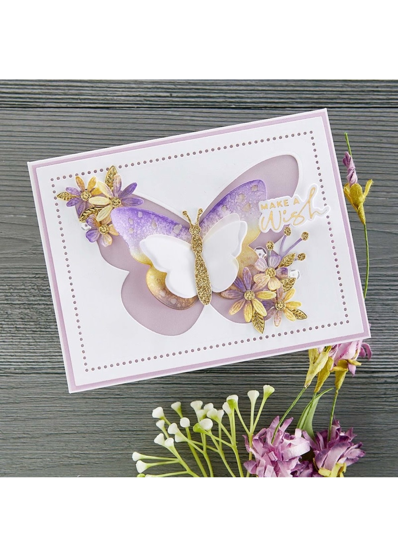 SPELLBINDERS PAPERCRAFTS, INC Butterfly Card Creator Dies
