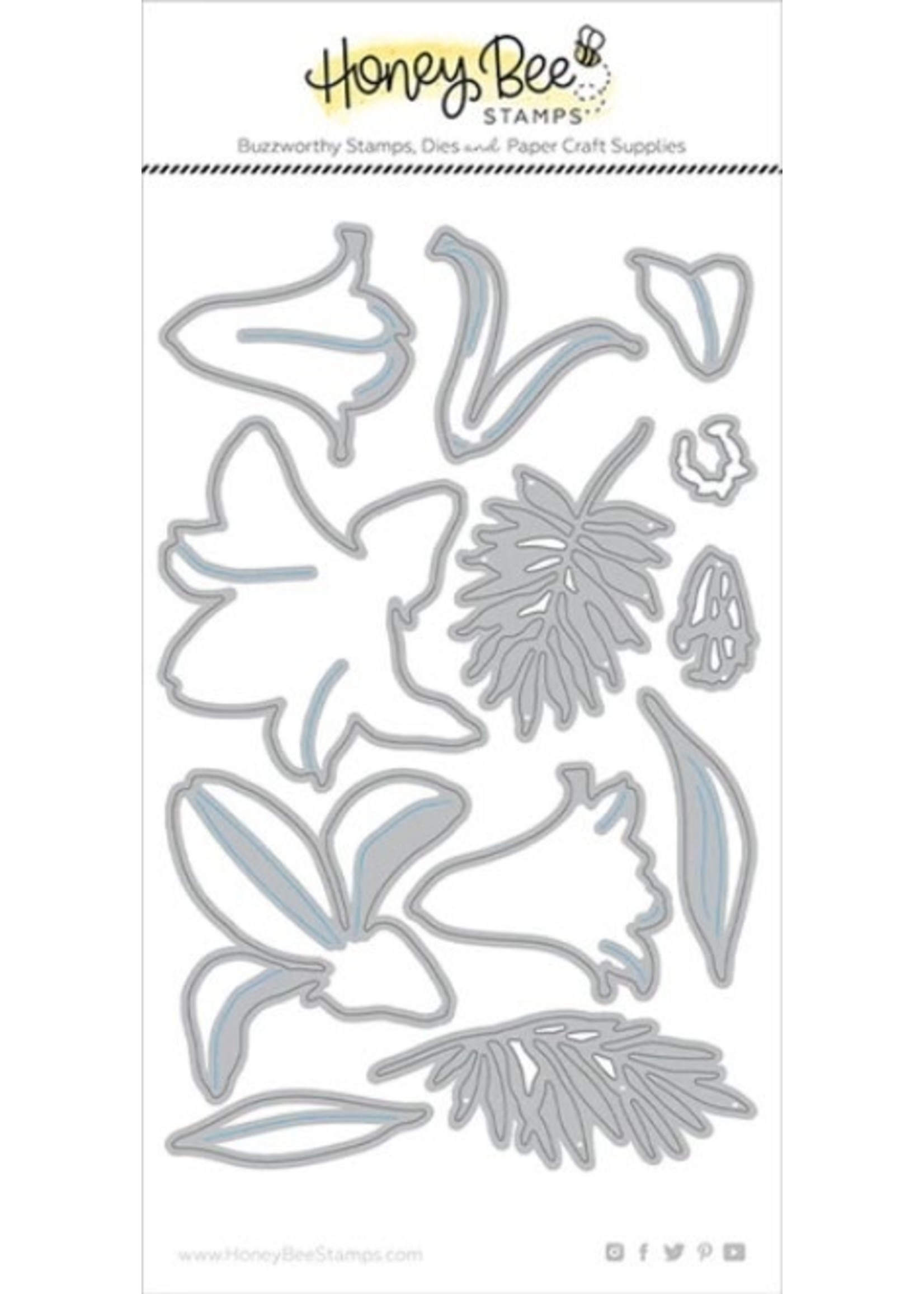 Honey Bee Stamps Lovely Layers: Easter Lily