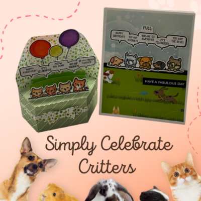 Simply Celebrate Critters cards