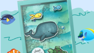 A Whale of a Shaker Card