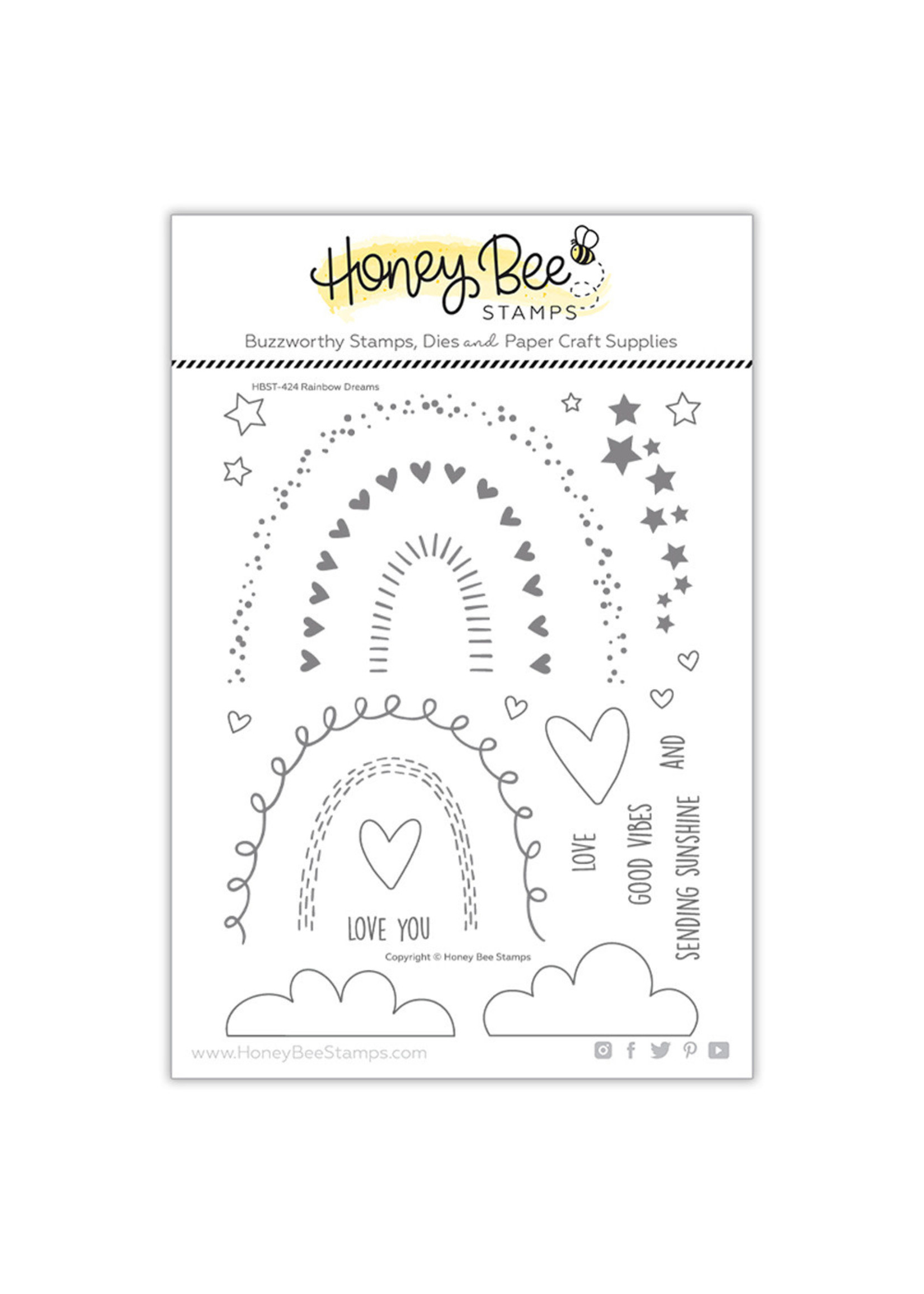 Honey Bee Stamps Rainbow Dreams Stamps