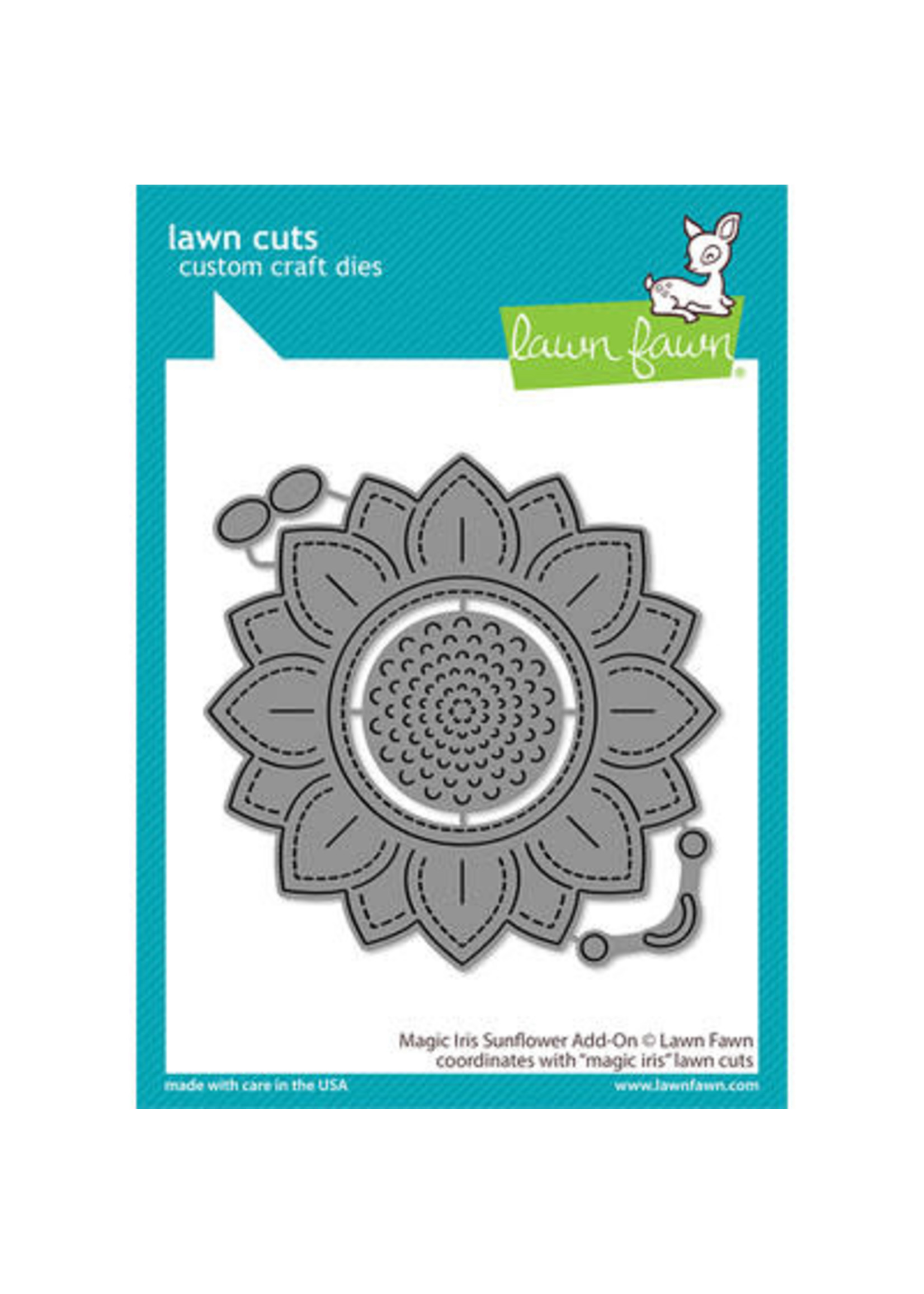 LAWN FAWN Magic Iris Sunflower Add-On Dies