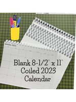Scrapbookers Anonymous & More coilbound calendar blank