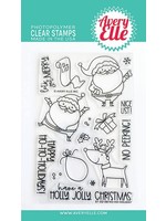 AVERY ELLE INC. Ho-Ho-Holidays Clear Stamp & Die