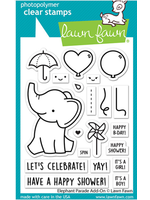 LAWN FAWN Elephant Parade Add-On  Stamp