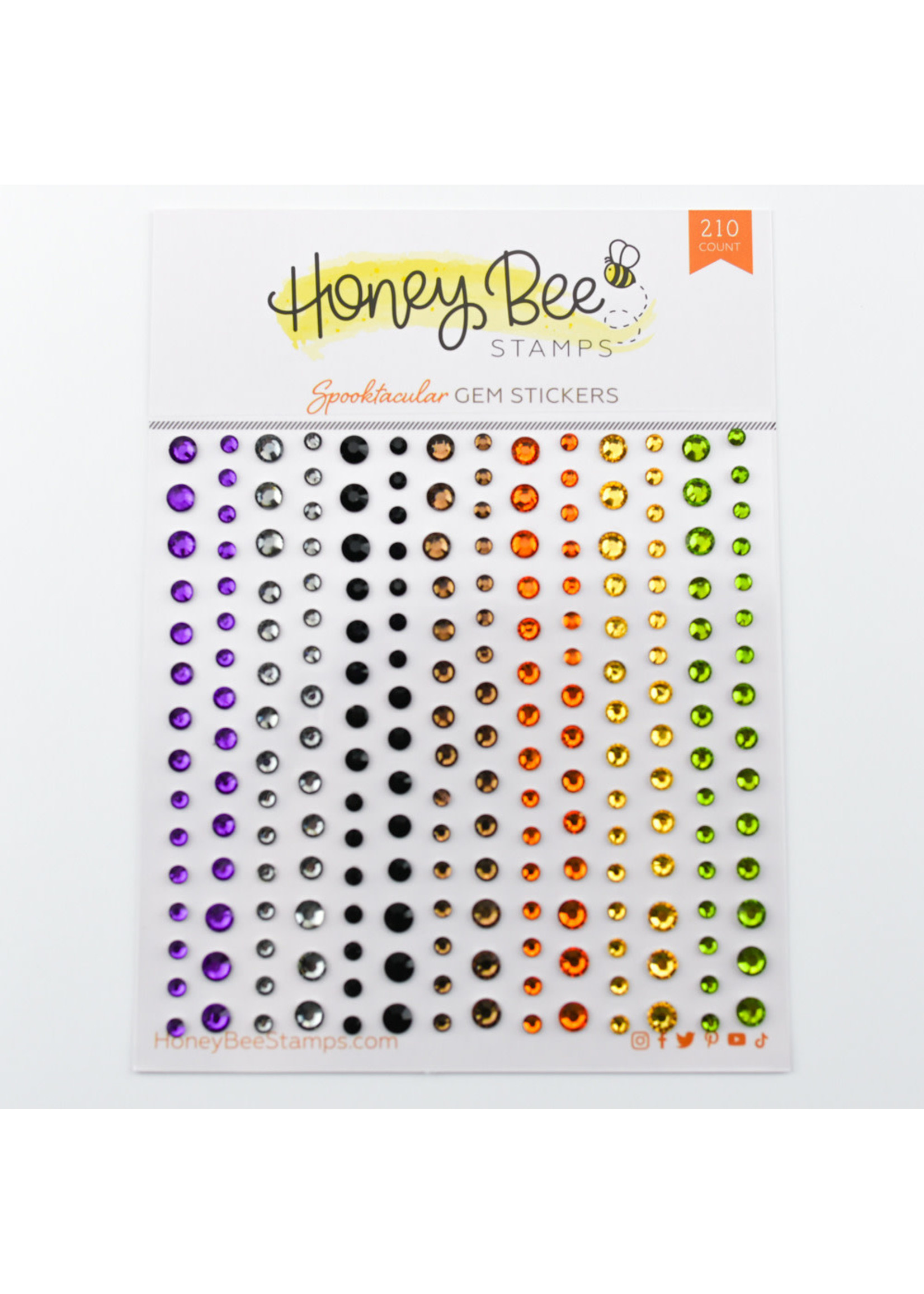Honey Bee Stamps Gem Stickers, Spoooktacular