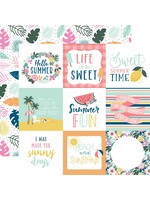 ECHO PARK PAPER COMPANY Pool Party 4x4 Journaling Cards