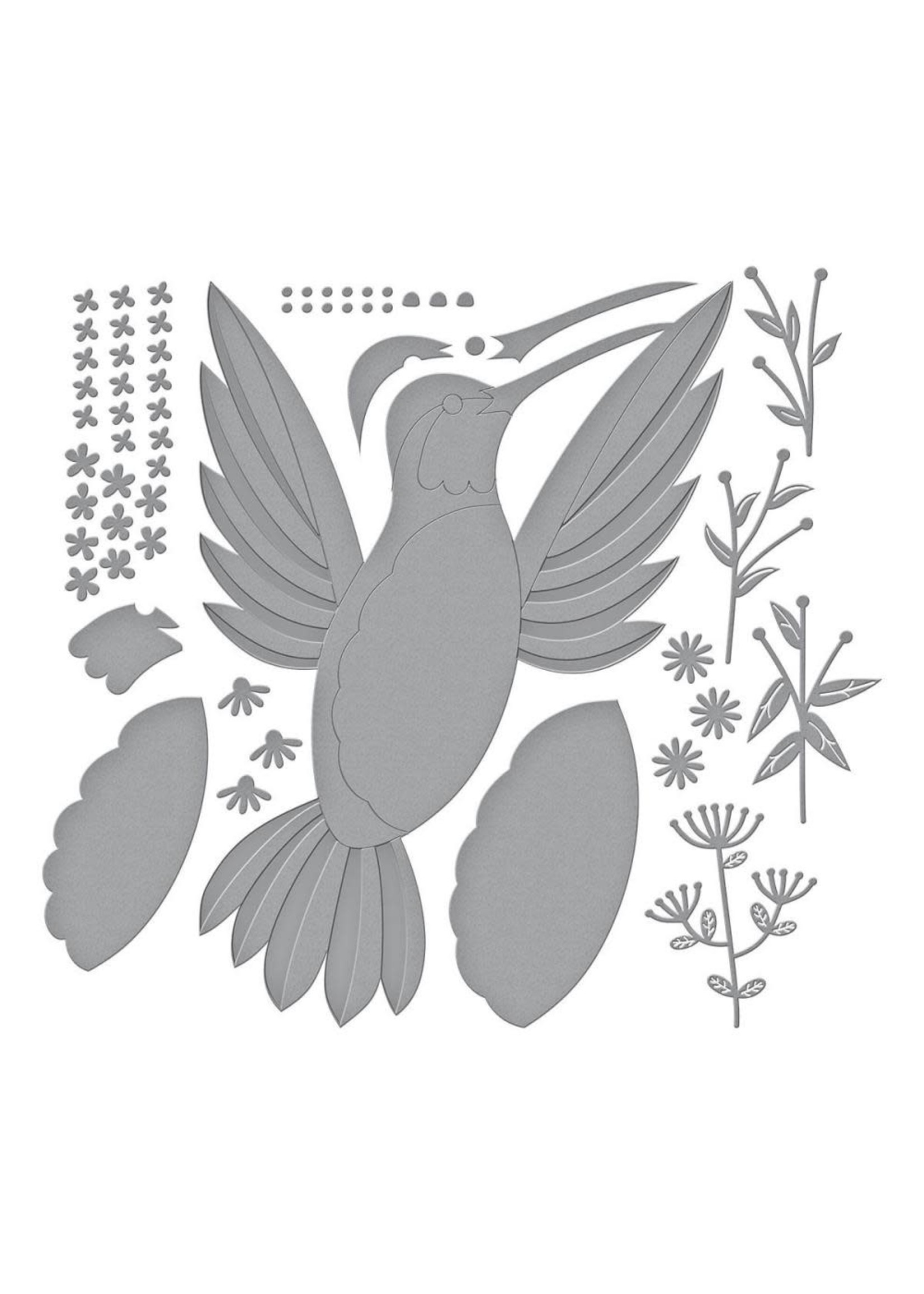 SPELLBINDERS PAPERCRAFTS, INC Hummingbird Card Creator Die