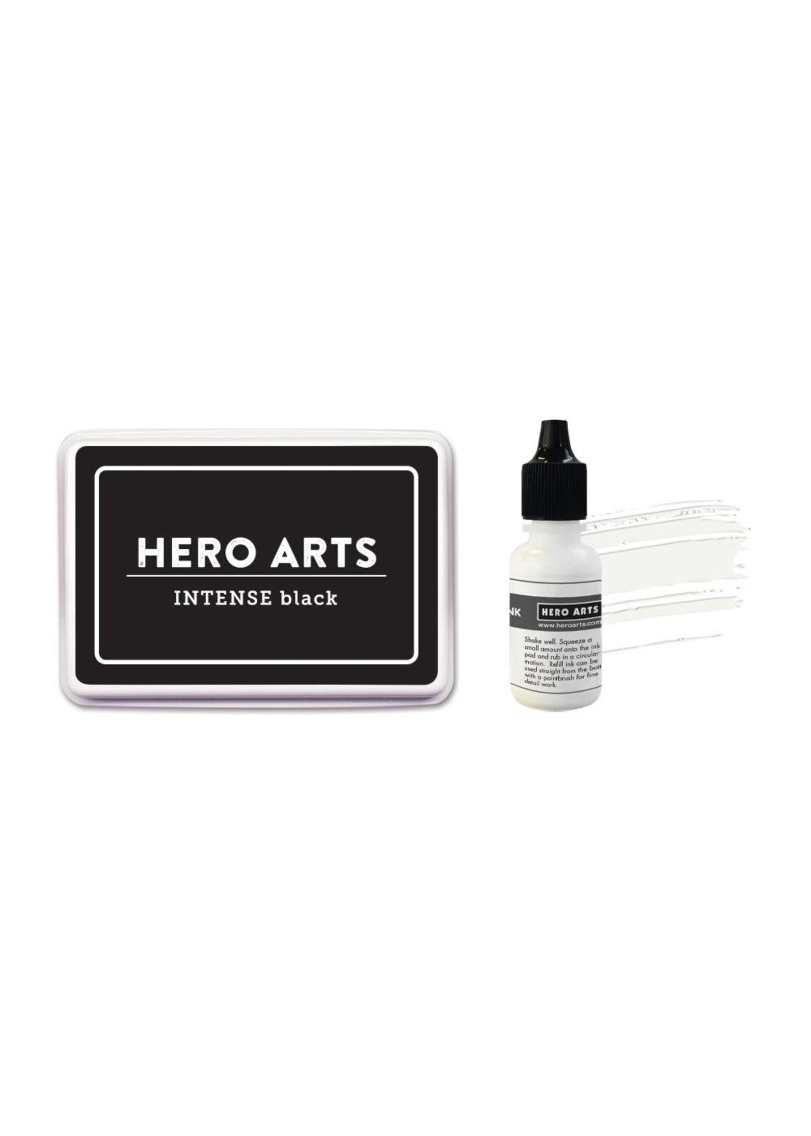 Hero Arts Intense Black Ink Pad & Reinker