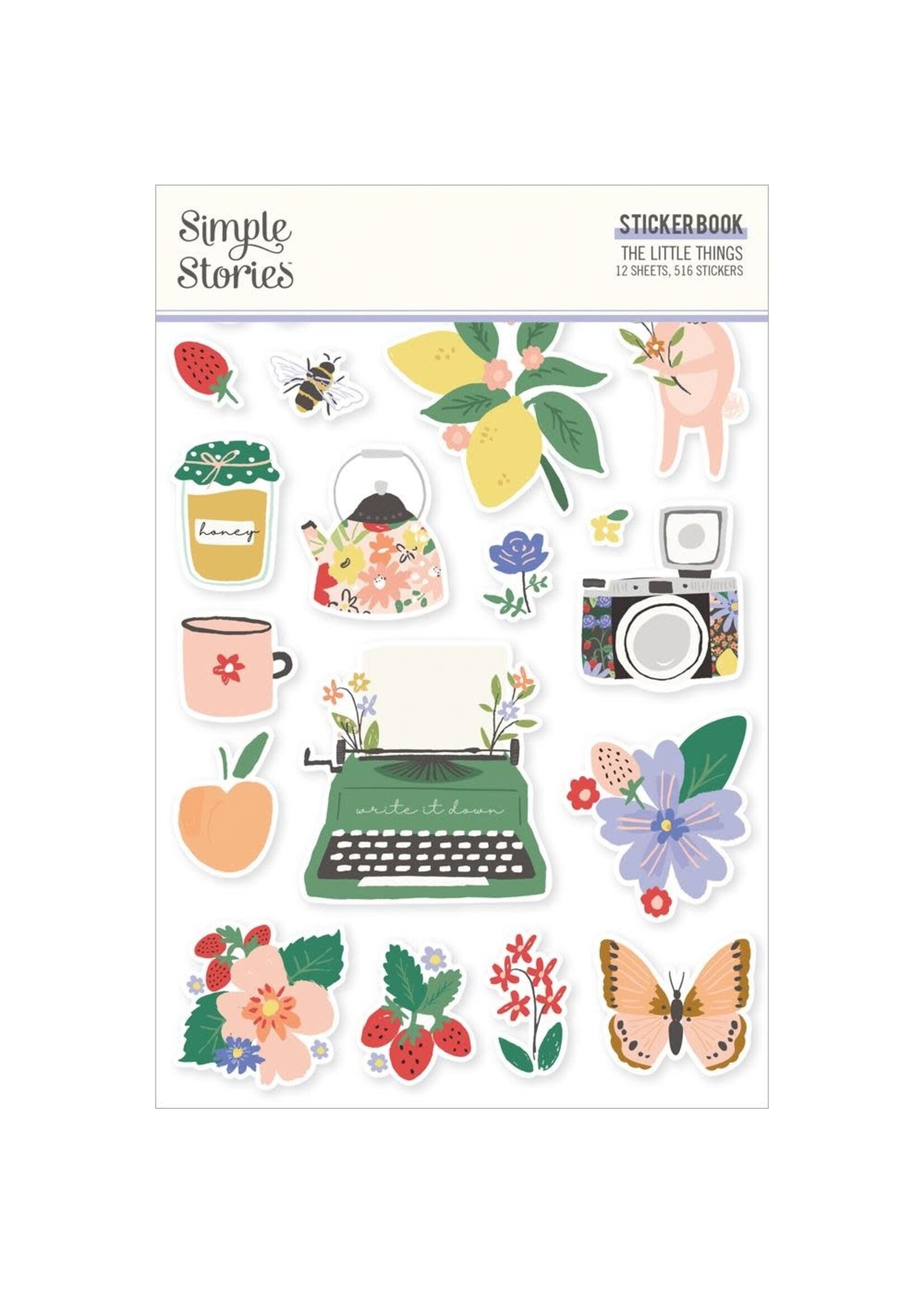 SIMPLE STORIES The Little Things Sticker Book