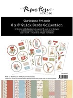 PAPER ROSE -3PL 6x8 Quick Cards, Christmas Friends