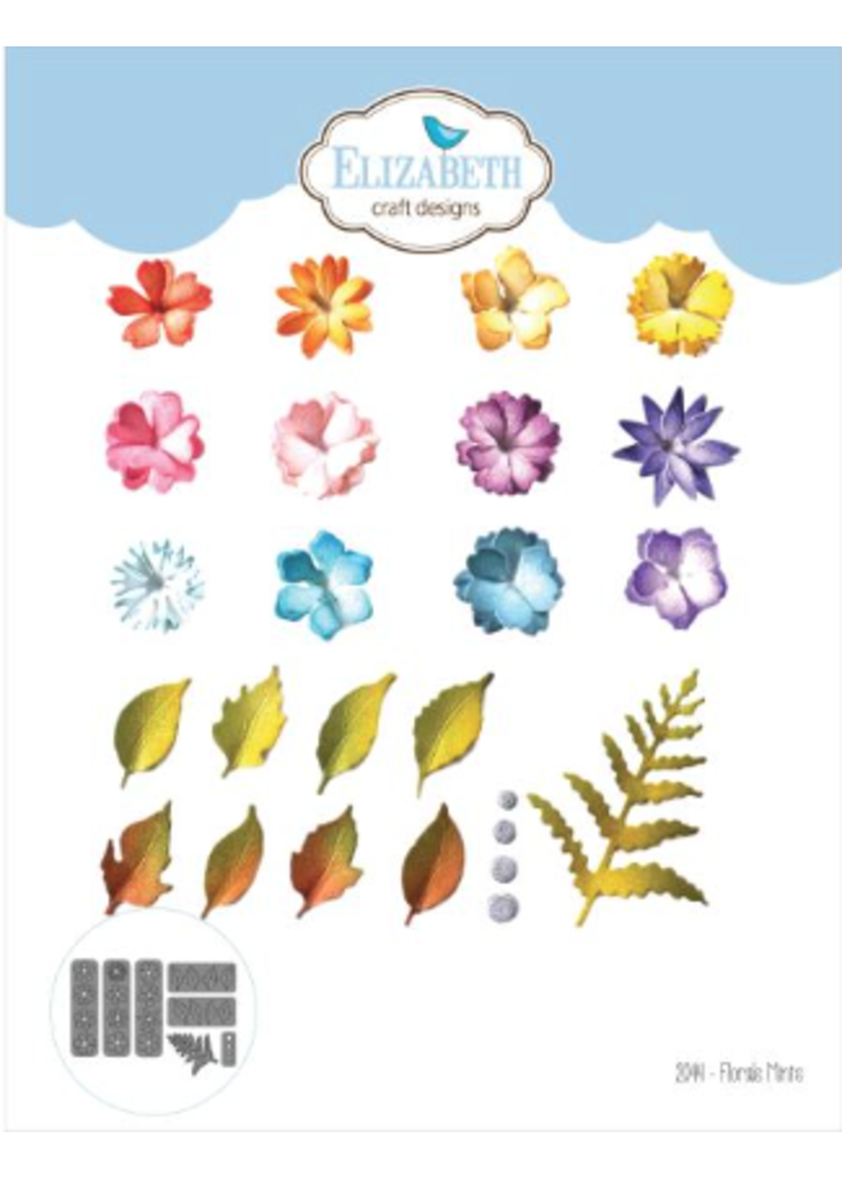 Elizabeth Craft Designs Florals Mini's Dies