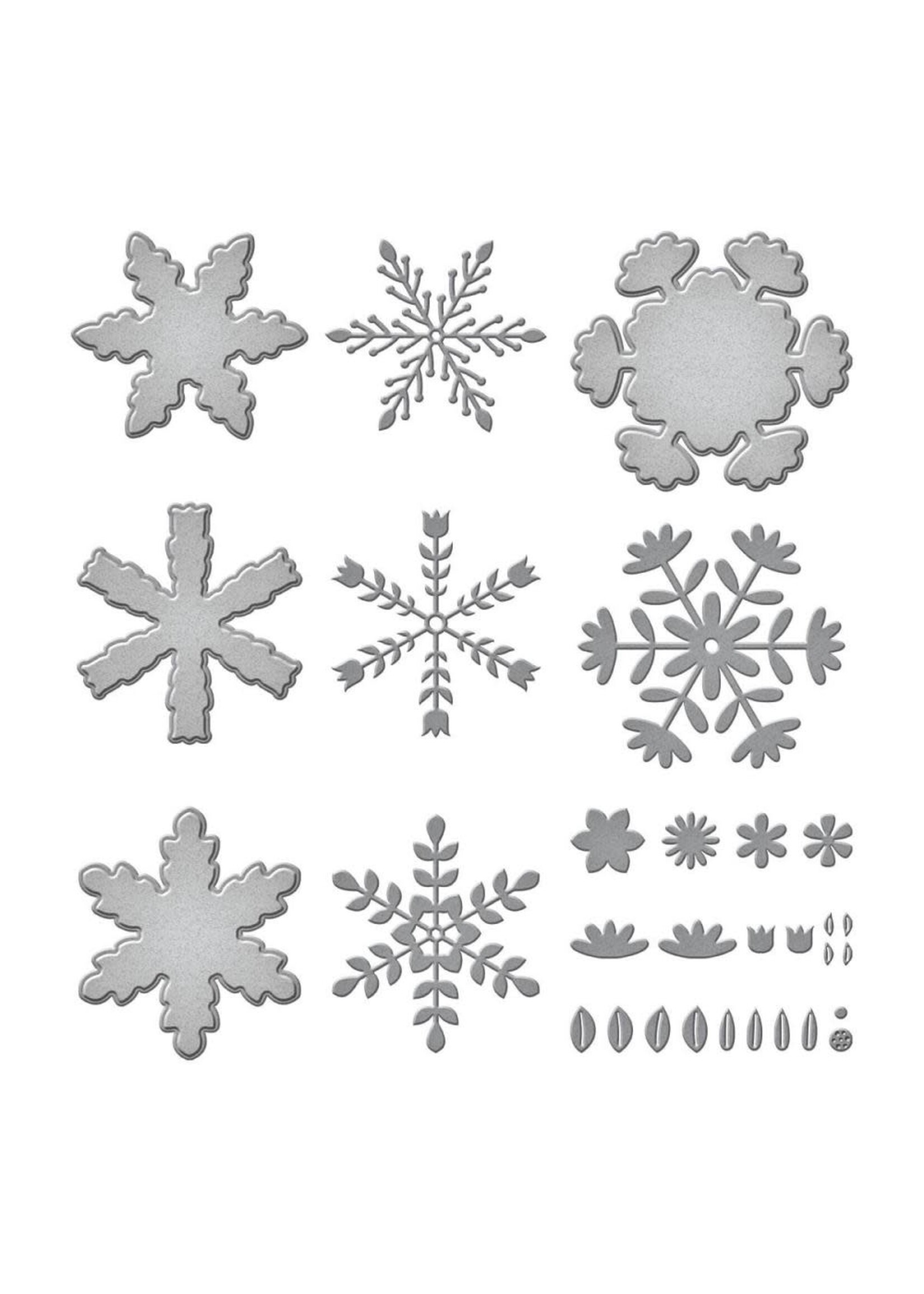 SPELLBINDERS PAPERCRAFTS, INC Delicate Snowflakes