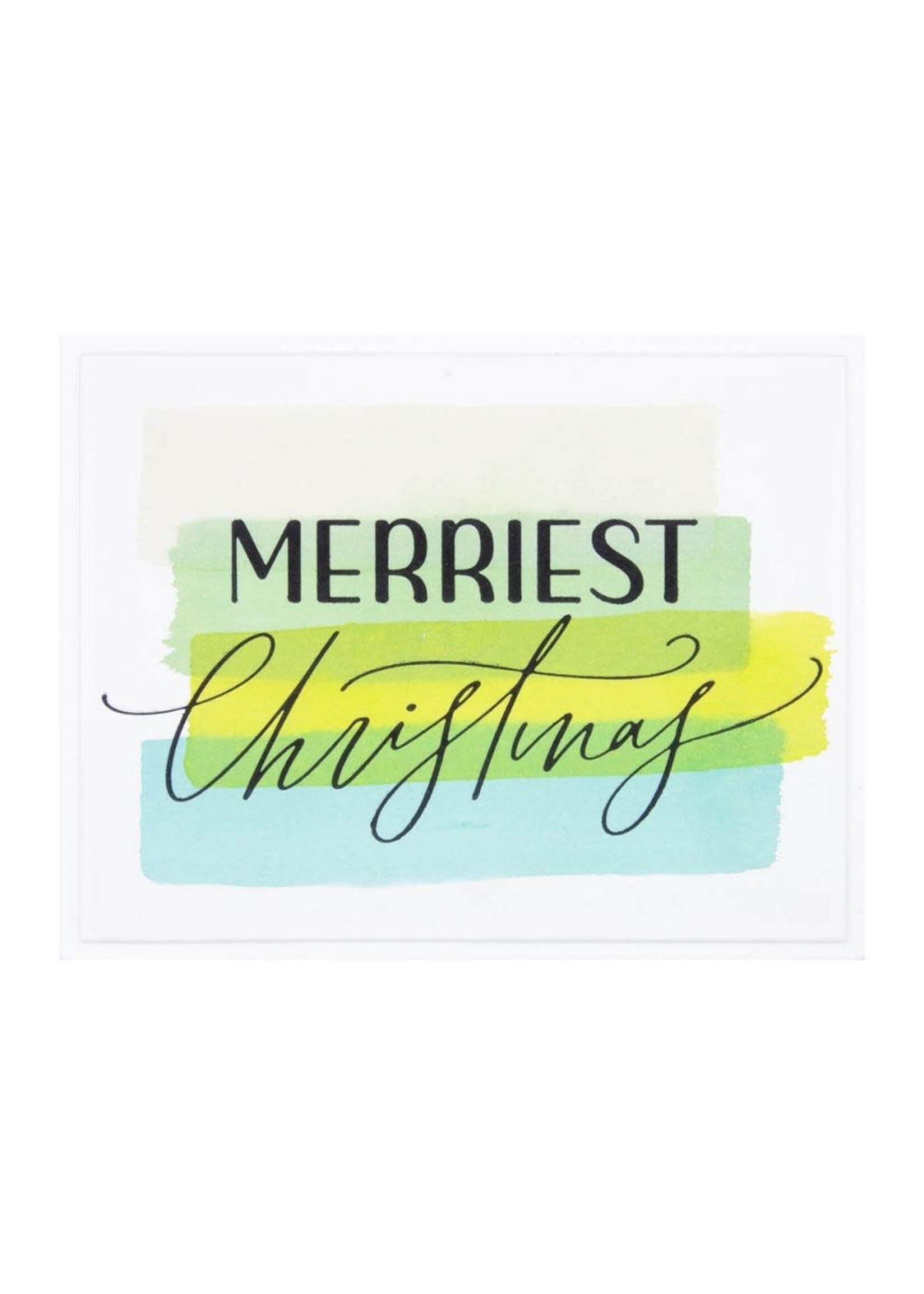 SPELLBINDERS PAPERCRAFTS, INC Merriest Christmas Letterpress Press Plate