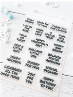 Mama Elephant Essential Tag Sayings stamps