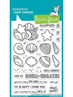 LAWN FAWN How You Bean? Seashell Add-On stamp & die