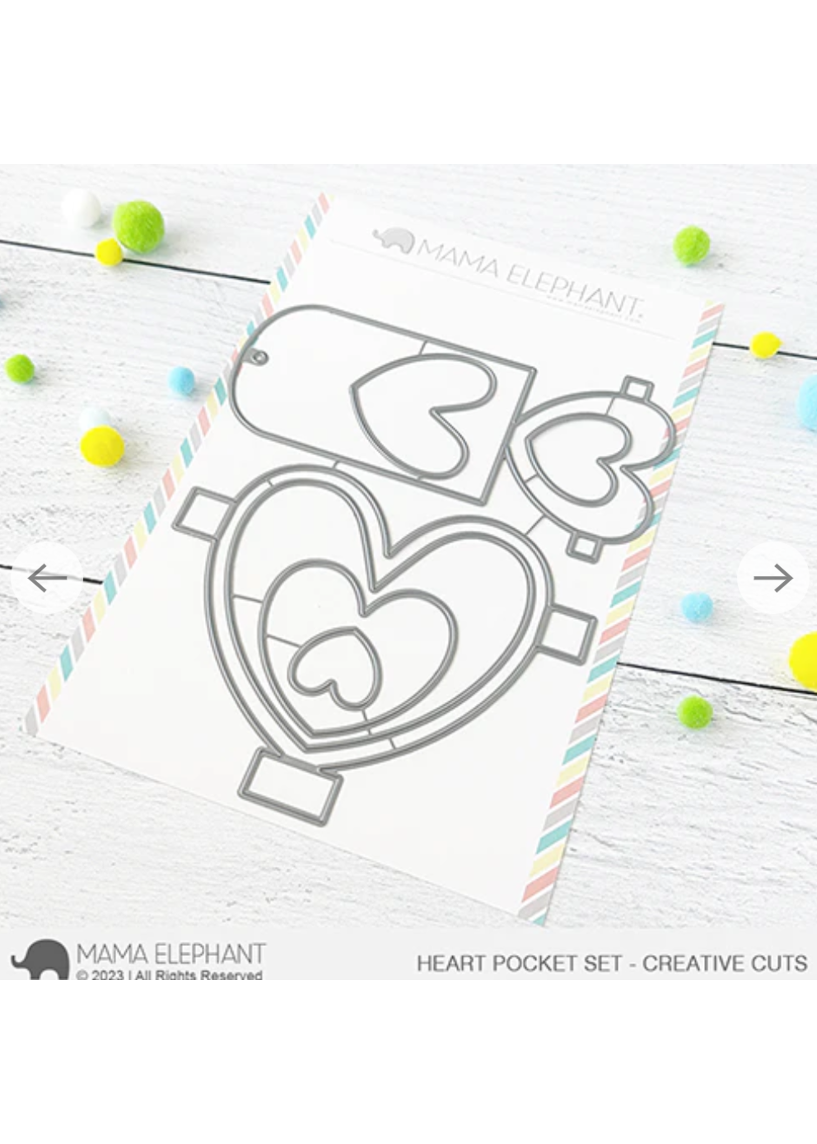 Mama Elephant Heart Pocket Set