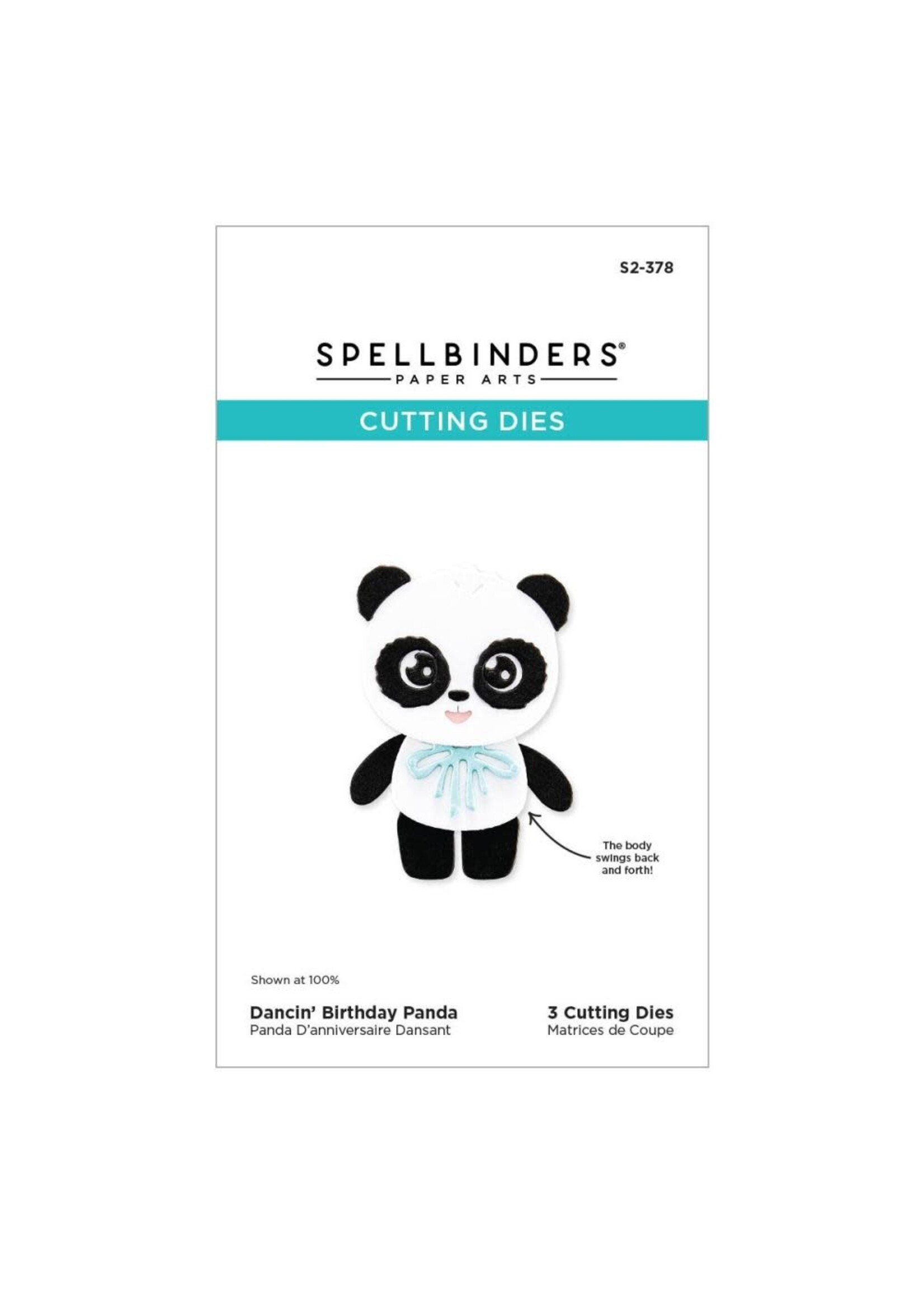 SPELLBINDERS PAPERCRAFTS, INC Dancin' Birthday Panda