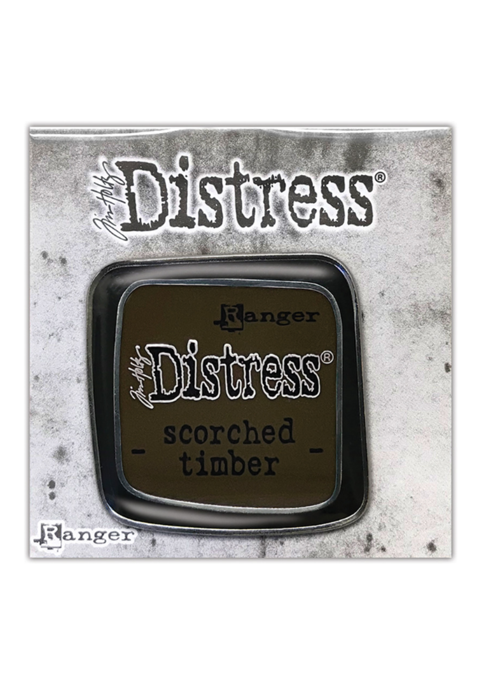 RANGER INDUSTRIES Distress Enamel Collector Pin, Scorched Timber