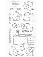 MY FAVORITE THINGS Crafty Friends Clear Stamp