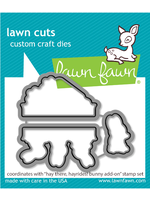 LAWN FAWN Hay There, Hayrides! Bunny Add-On dies