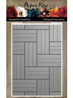 PAPER ROSE -3PL Wood Panels 3D Embossing Folder