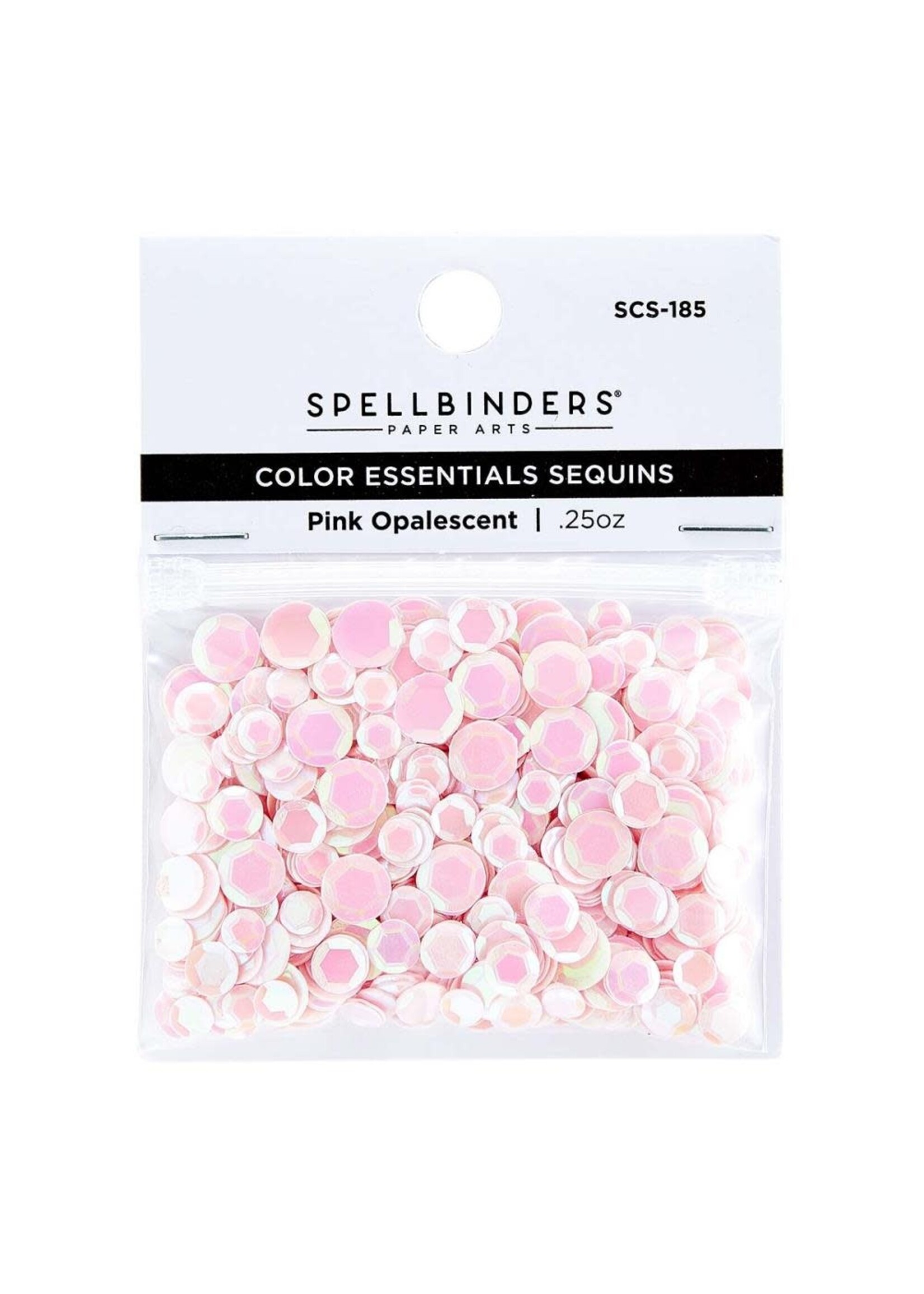 SPELLBINDERS PAPERCRAFTS, INC Color Essentials Sequins, Pink Opalescent