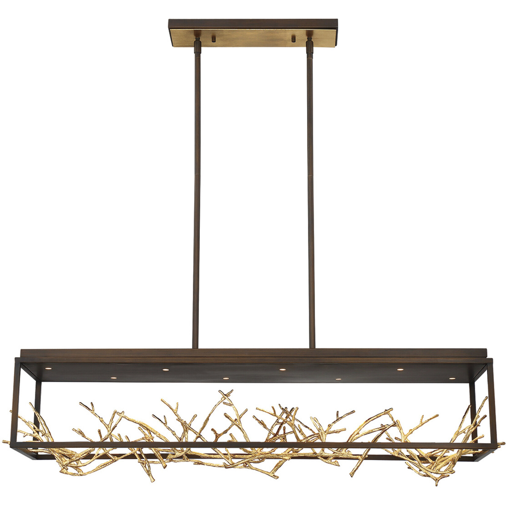 Aerie LED Bronze Chandelier