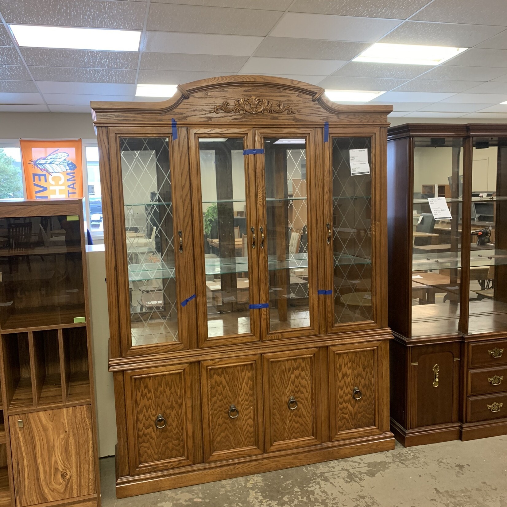 Wooden China Cabinet