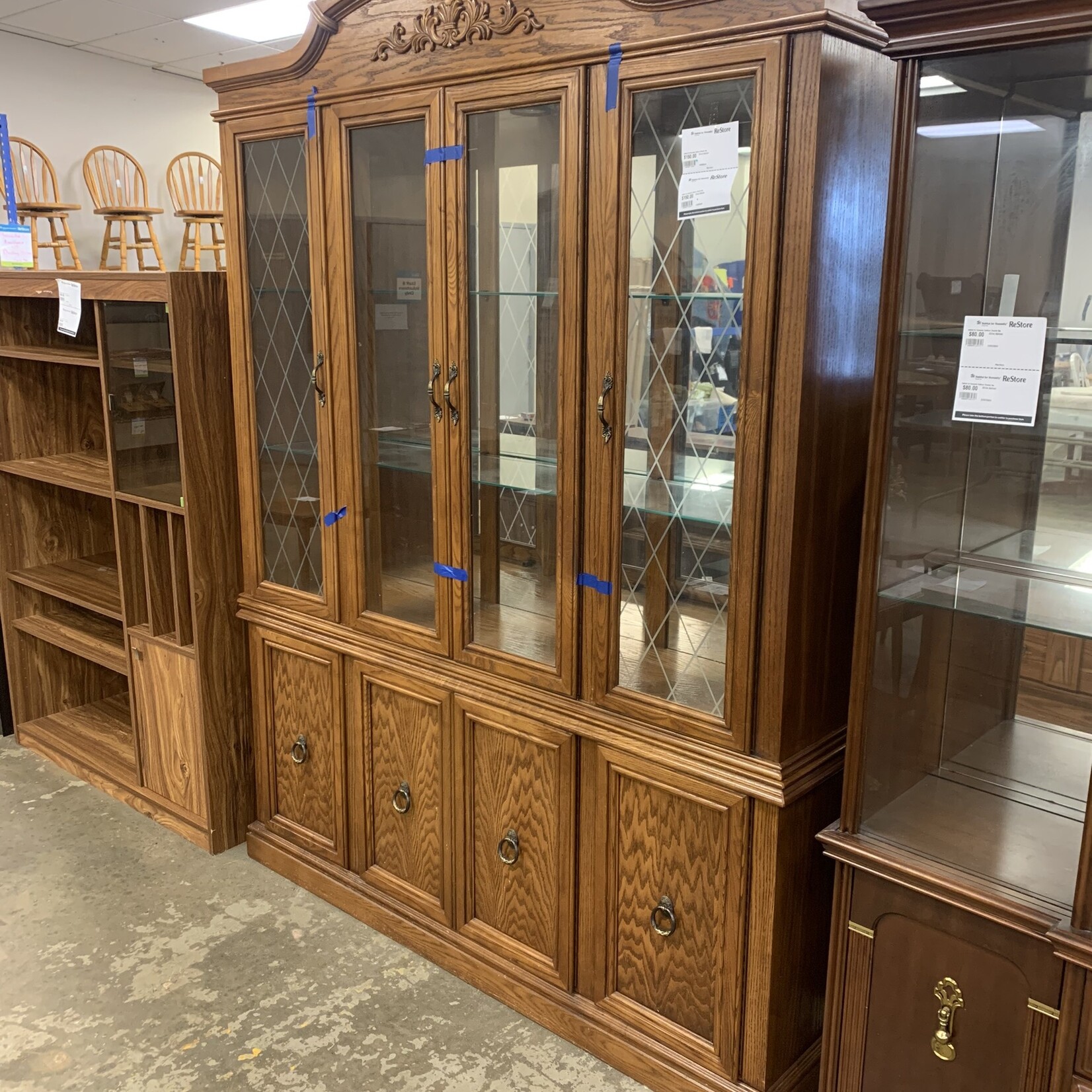 Wooden China Cabinet