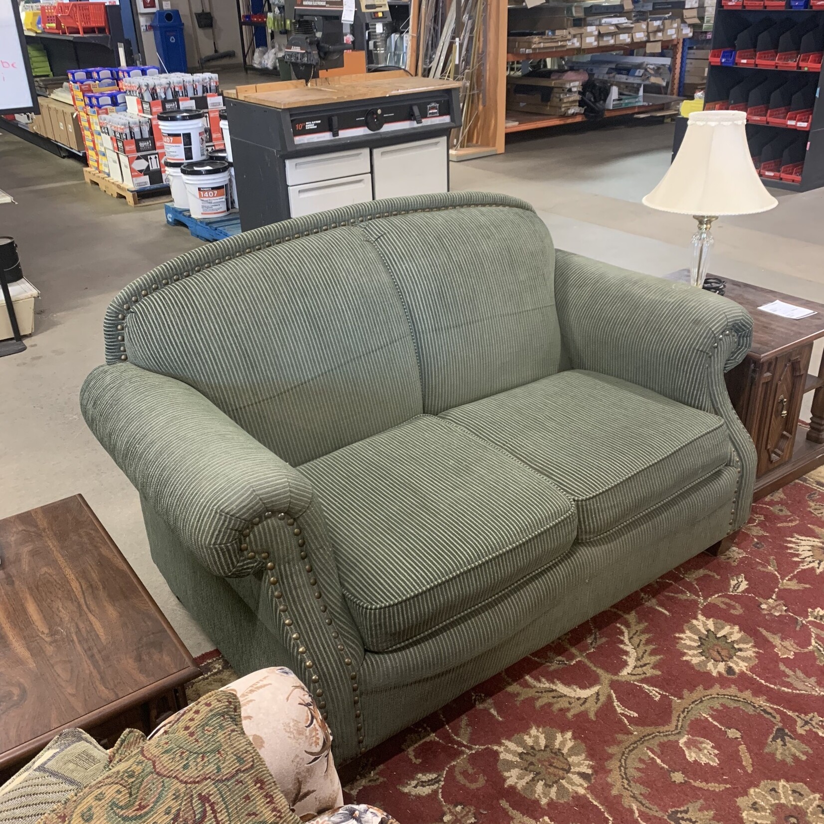 Green Love Seat