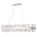 Chrome Rectangular Chandelier