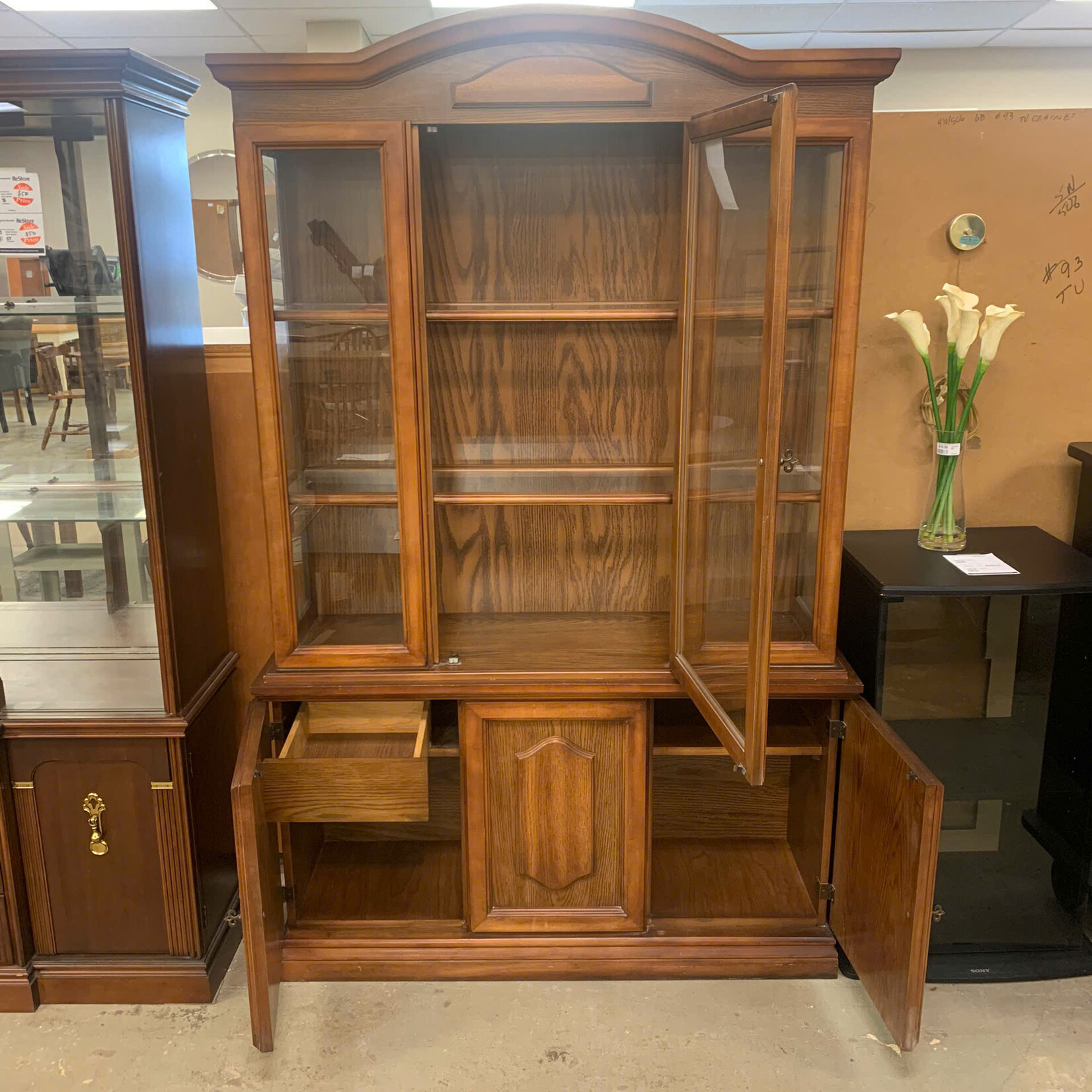 Wooden China Cabinet