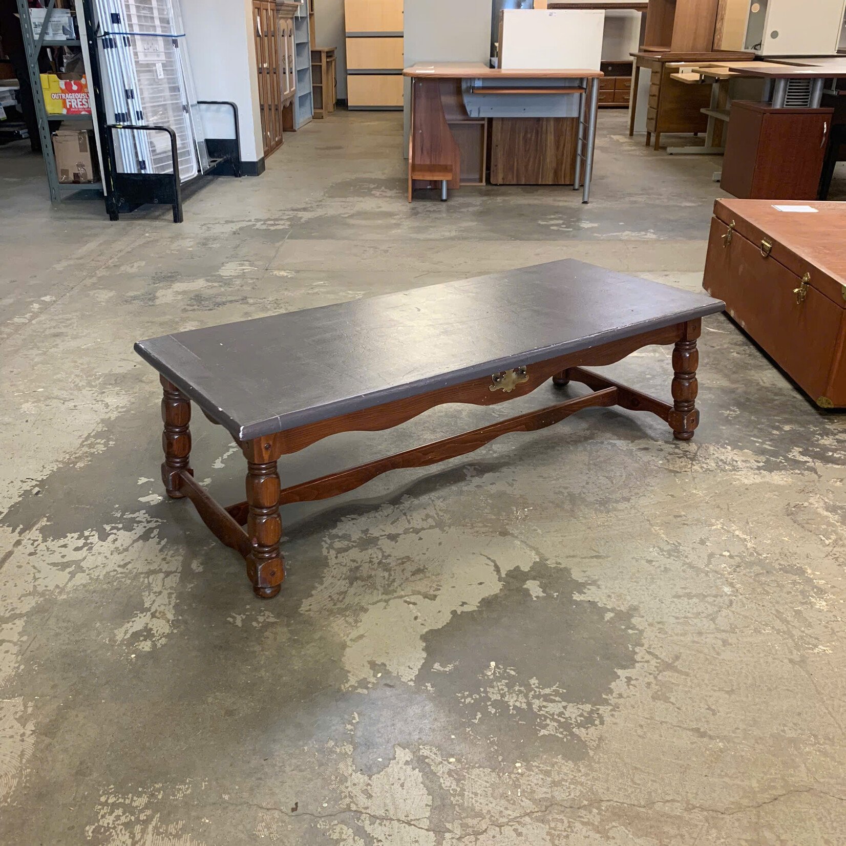 Dark Wooden Coffee Table