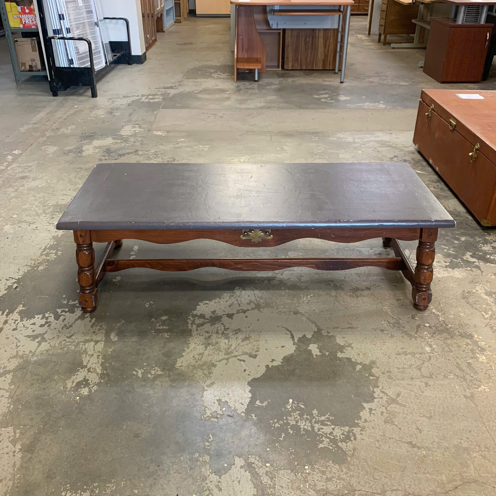 Dark Wooden Coffee Table