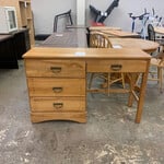 4-Drawer Wooden Desk