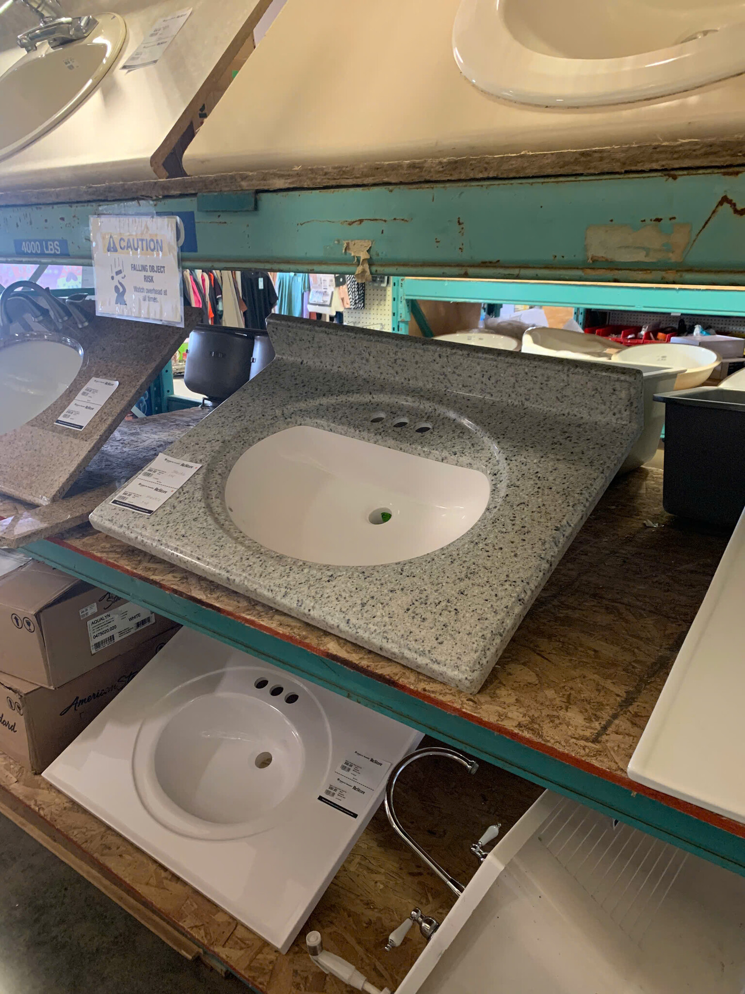 Grey Speckled Bathroom Sink Habitat for Humanity ReStore Thunder Bay