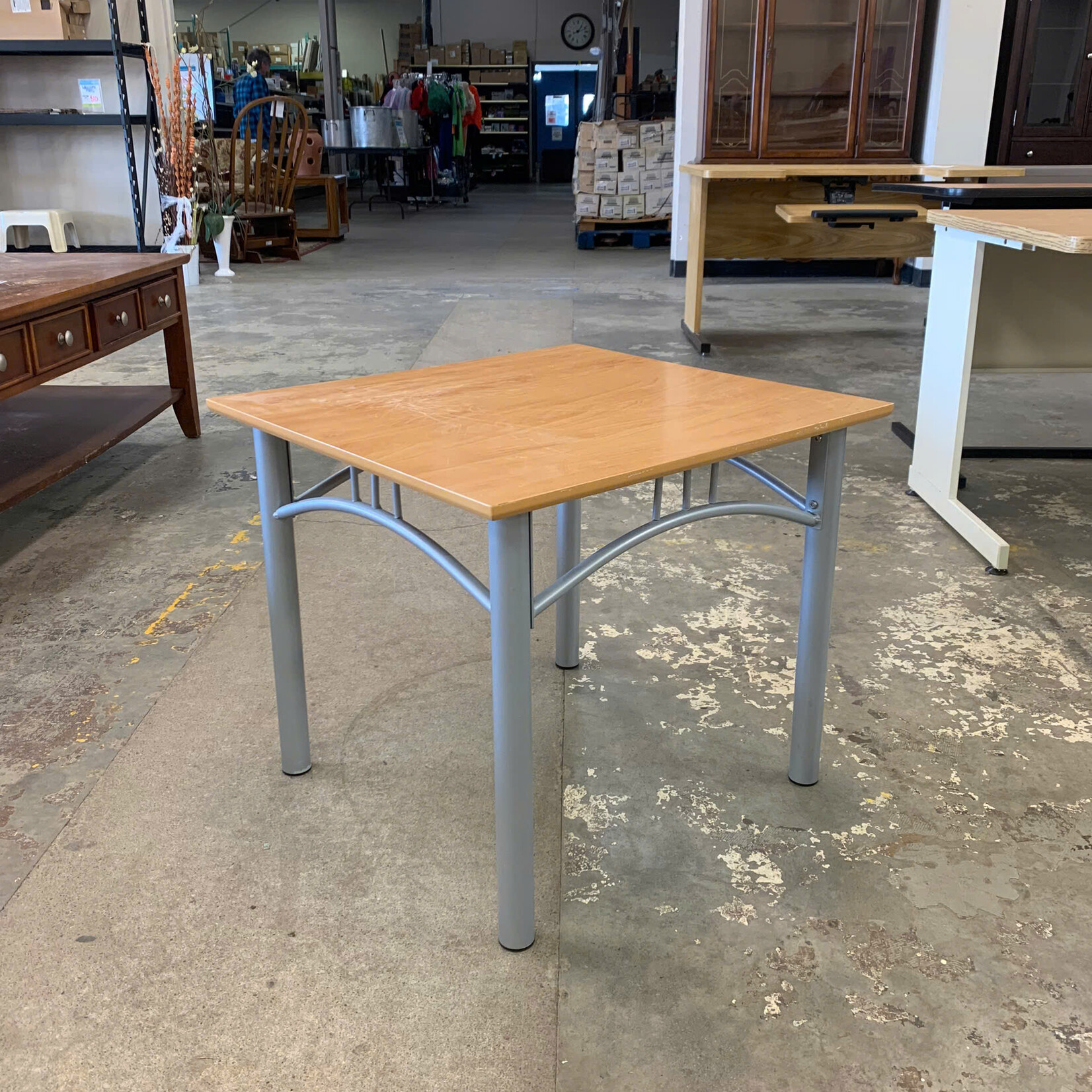 Wooden Metal End Table Habitat for Humanity ReStore Thunder Bay